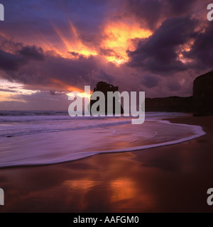 Gibson Beach Rock pile Parco Nazionale di Port Campbell Victoria Australia Foto Stock