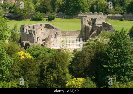 Inghilterra. Hampshire. Winchester. Il castello di Wolvesley Foto Stock