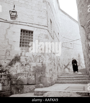 Il quartiere Armeno della Città Vecchia di Gerusalemme in Israele Palestina in Medio Oriente Foto Stock