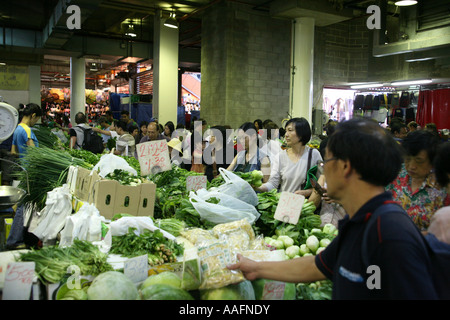 Verdure in vendita a Flemington mercato in Sydney Australia Foto Stock