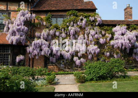 Nash s House un sedicesimo secolo nella struttura una volta che la casa di Thomas Nash e ora Stratford s museo di storia locale Foto Stock