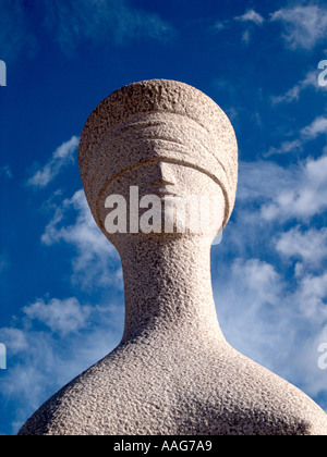 Giustizia statua,Dea Themis, tre poteri Square di Alfredo Ceschiatti, Brasilia, Brasile Foto Stock