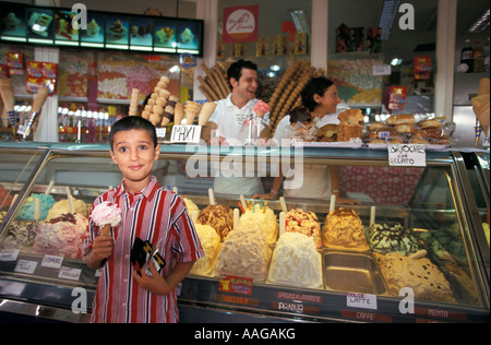 Gelateria Gelateria Sirmione Lago di Garda Lombardia Italia Foto Stock