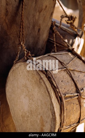 Tamburo Dogon - Pays Dogon del Mali Foto Stock