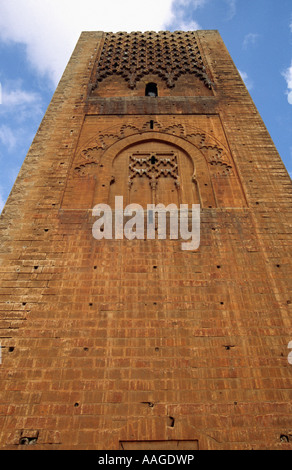 Le Tour Hassan - Rabat, Marocco Foto Stock