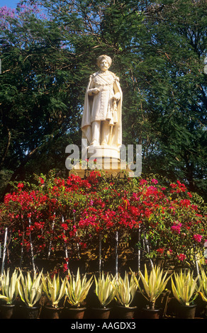 Maharaja di Mysore statua Cubbon Park Bangalore Karnataka India Foto Stock