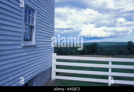 Una scena a Sabbathday Lake Shaker Village di New Gloucester Maine Foto Stock