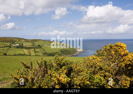 L'Irlanda County Donegal Penisola di Inishowen Ballyharry costa al di sopra della costa settentrionale Foto Stock