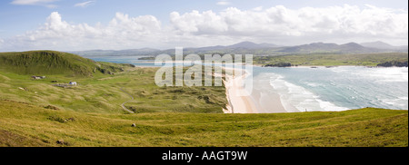 L'Irlanda County Donegal Penisola di Inishowen Malin Head Cinque dita di filamento da soldati Hill Foto Stock