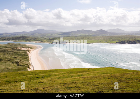 L'Irlanda County Donegal Penisola di Inishowen Malin Head Cinque dita di filamento da soldati Hill Foto Stock