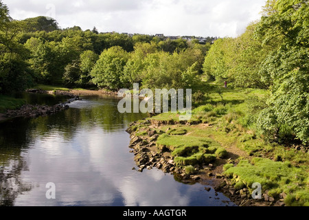 L'Irlanda County Donegal Penisola di Inishowen Buncrana Crana River Foto Stock