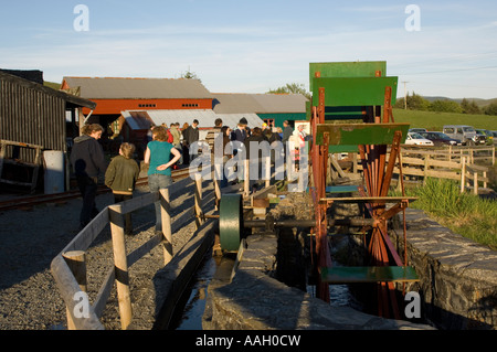 Argento Llywernog Lead Mine Museum Ponterwyd vicino a Aberystwyth Ceredigion nel Galles cymru REGNO UNITO Foto Stock