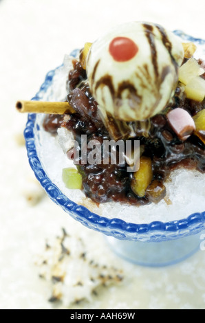 Rosso-bean sorbetto Foto Stock