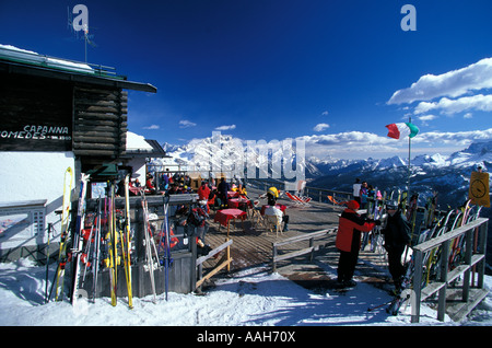 Rifugio rifugio Pomedes Tofane Cortina d Ampezzo dolomiti Veneto Italia Foto Stock