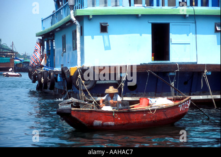 Aberdeen Porto Victoria Hong Kong Cina Foto Stock
