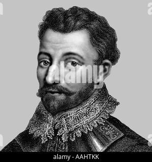 Francis Drake c1540 1596 Inglese incisione di Navigator Foto Stock