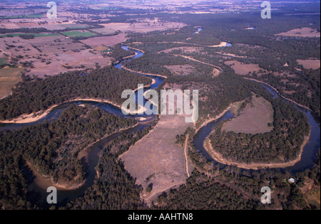 Aerial del Fiume Murray, Australia Foto Stock