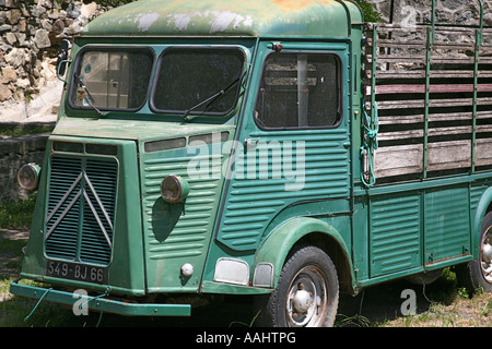 Vecchia Citroen carrello Foto Stock