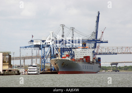 Porto di Charleston, Carolina del Sud Foto Stock