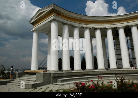 Odessa, Prymorsky bulvar, palace Foto Stock