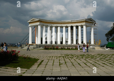 Odessa, Prymorsky bulvar, palace Foto Stock