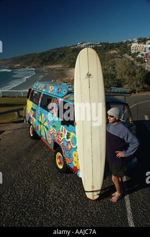 Fuga suprema macchina su surf safari VW Kombi Van dsc 1620 Foto Stock