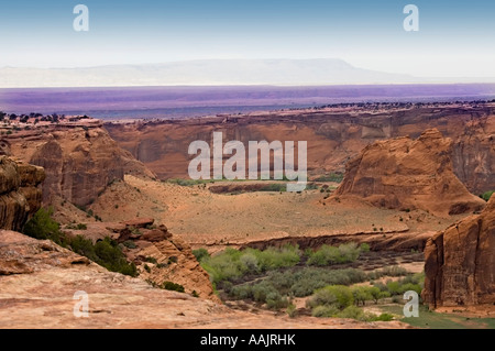 Canyon De Chelly vista panoramica Foto Stock