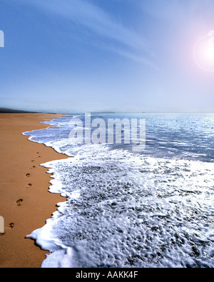 Stati Uniti - Hawaii: Lahaina Beach a Maui Foto Stock