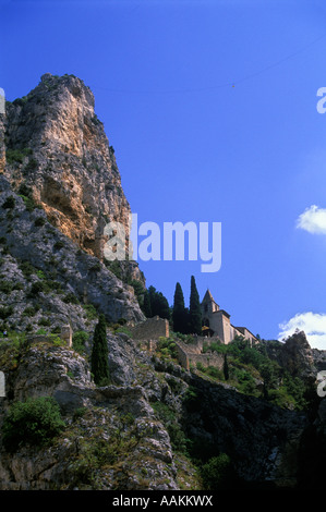MOUSTIERS STE MARIE FRANCIA CHAPELLE NOTRE DAME DE BEAUVOIR Foto Stock