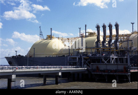 Appositamente progettato per il gas naturale liquefatto tanker. Foto Stock