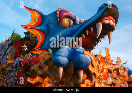 NEW ORLEANS la flottazione nel Mardi Gras Parade Foto Stock