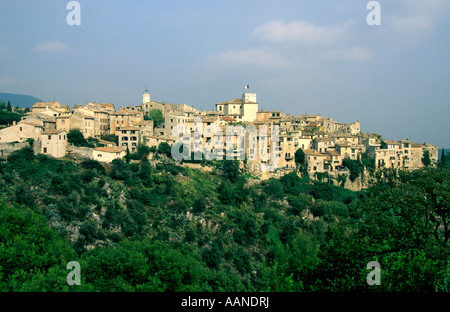 Tourrette sur Loup villaggio nel sud della Francia Foto Stock