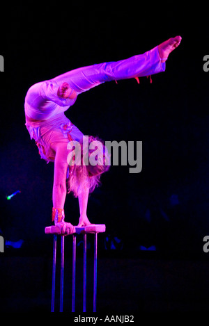 Circense acrobat Foto Stock