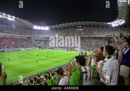 All'interno di Kashima palchi Stadium 2002 FIFA World Cup Repubblica di Irlanda Germania Kashima Città Ibaraki Giappone Foto Stock