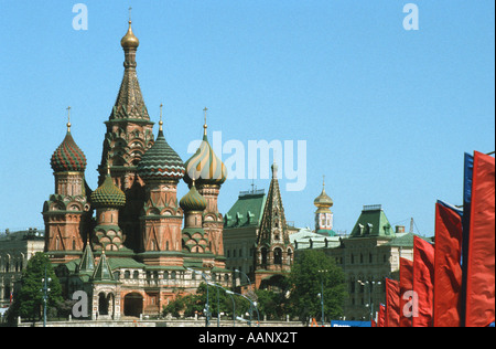 San Basilio cattedrale, Russia Moskau Foto Stock