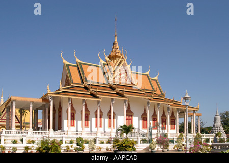 La Pagoda d'argento. Wat Preah Keo, Phnom Penh Cambogia Foto Stock