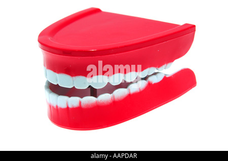 Giocattolo denti di chattering Foto Stock