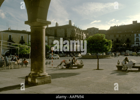 Trujillo Extremadura Spagna Plaza Mayor HOMER SYKES Foto Stock