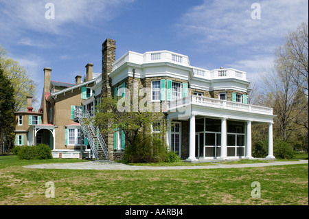 Springwood Franklin Delano Roosevelt FDR Home Sito Storico Nazionale di Hyde Park di New York Foto Stock