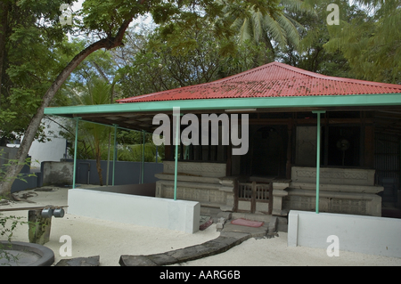 Maldive città di maschio Hukuru Miskiiy ex Moschea del Venerdì Foto Stock