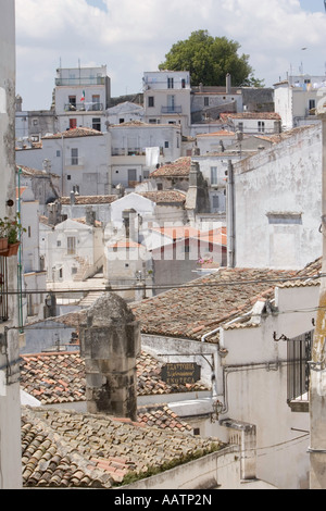 Monte Sant'Angelo, Gargano in Puglia, Italia Foto Stock