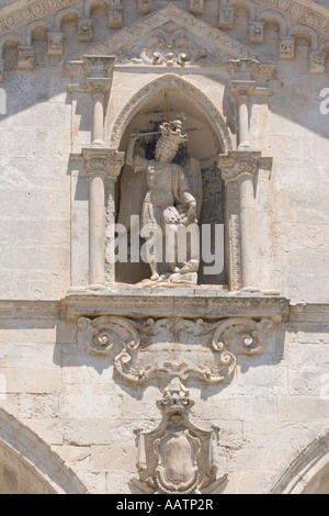 Monte Sant'Angelo, Gargano in Puglia, Italia Foto Stock