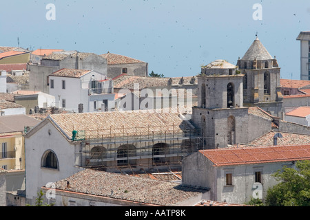 Monte Sant'Angelo, Gargano in Puglia, Italia Foto Stock
