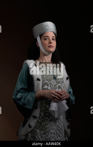 Donne Warriors: Signora Agnes Randolph, Scozia, c. 1312-1369, concettuale ritratto di una storica eroina Foto Stock