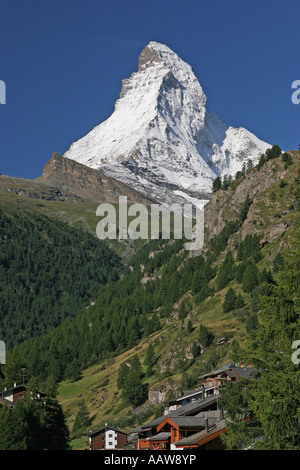 Il Cervino da Zermatt, Svizzera Foto Stock