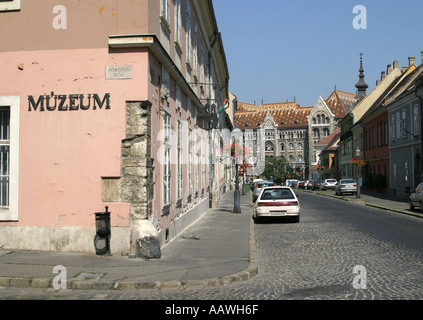 Il quartiere del castello di Budapest Foto Stock