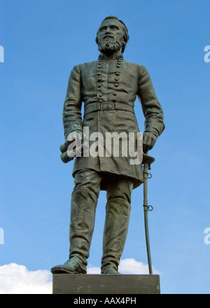 La guerra civile generale confederato Stonewall Jackson lapide in un cimitero in Virginia Lexinton Foto Stock