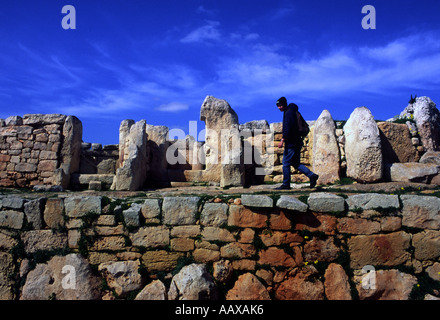 Mnajdra, Malta Foto Stock