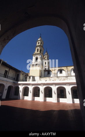 San Pedro Telmo chiesa e museo penitenziario cortile, Buenos Aires, Argentina Foto Stock