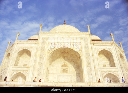 INDIA Uttar Pradesh Agra il Taj Mahal Foto Stock